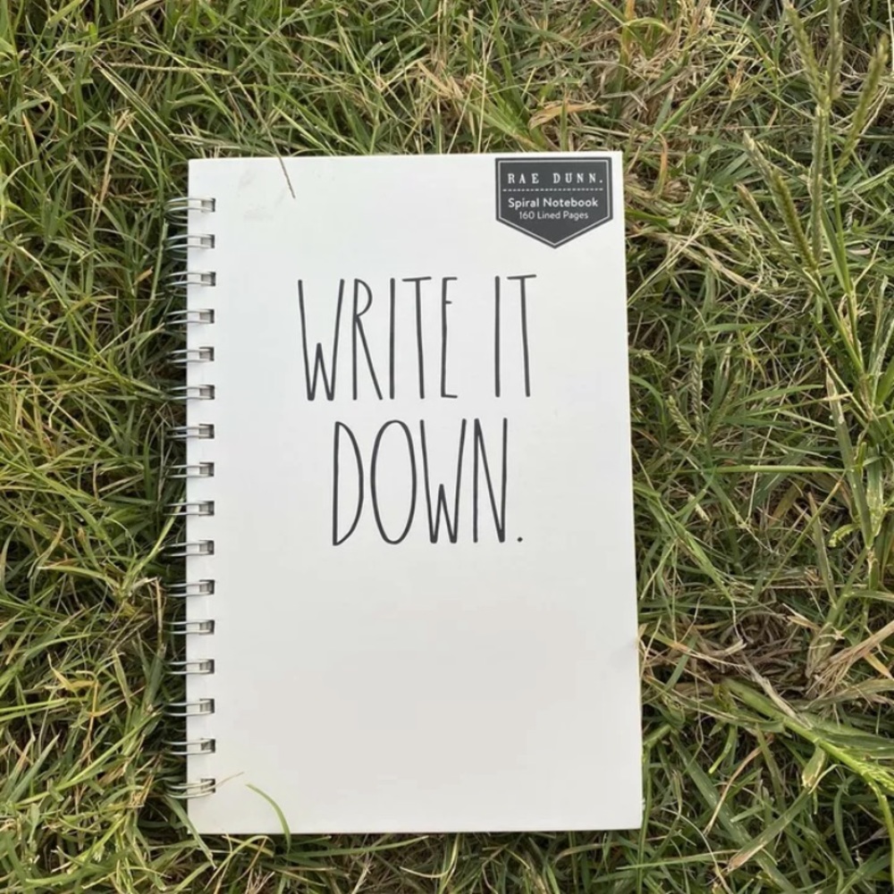 Rae Dunn notebook